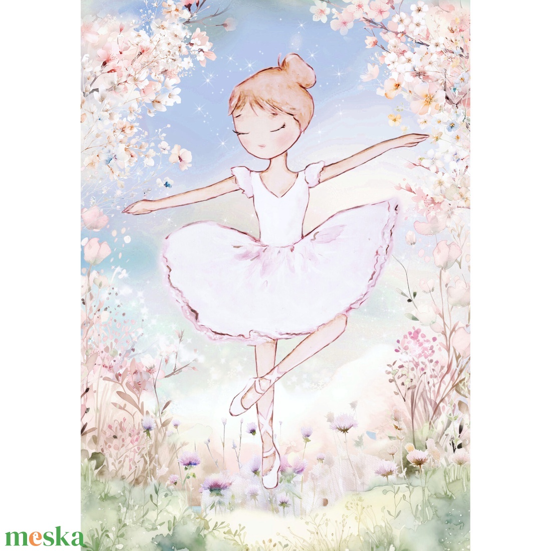 Balerinás füzet - otthon & életmód - papír, írószer - jegyzetfüzet & napló - Meska.hu