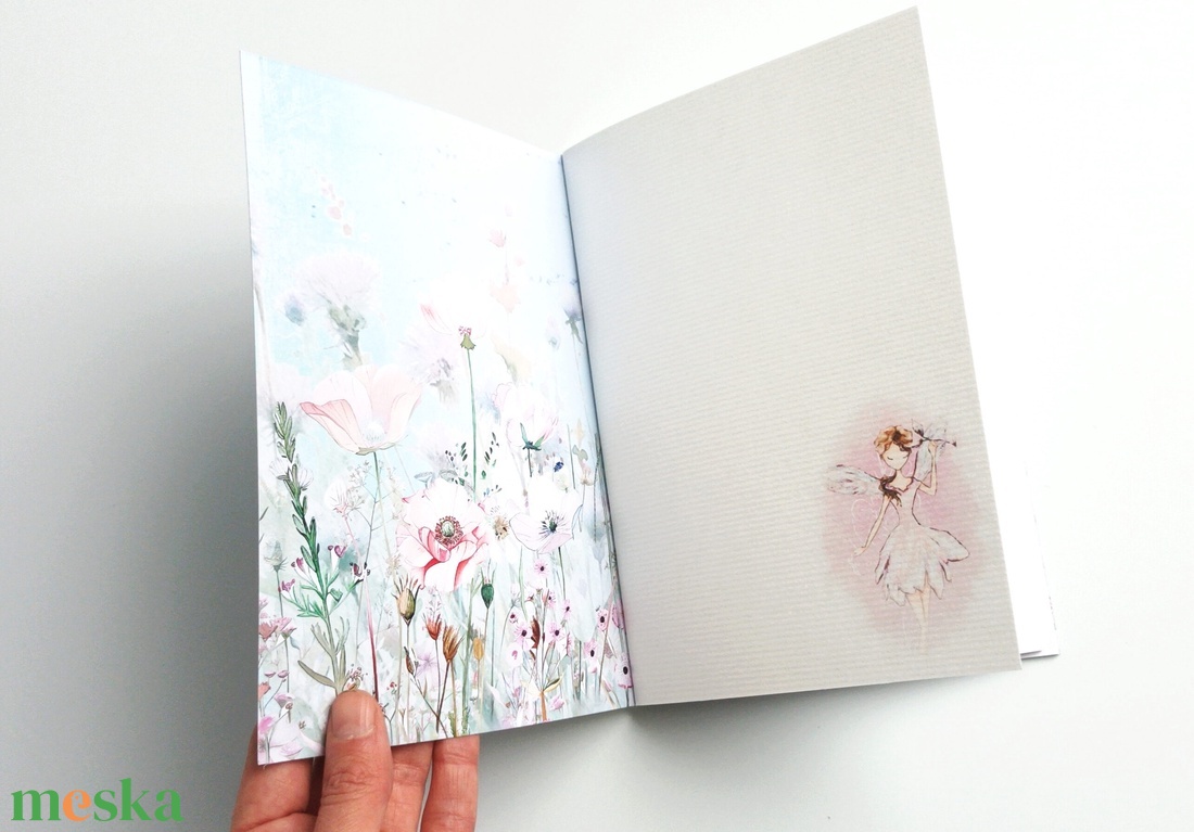 Balerinás füzet - otthon & életmód - papír, írószer - jegyzetfüzet & napló - Meska.hu