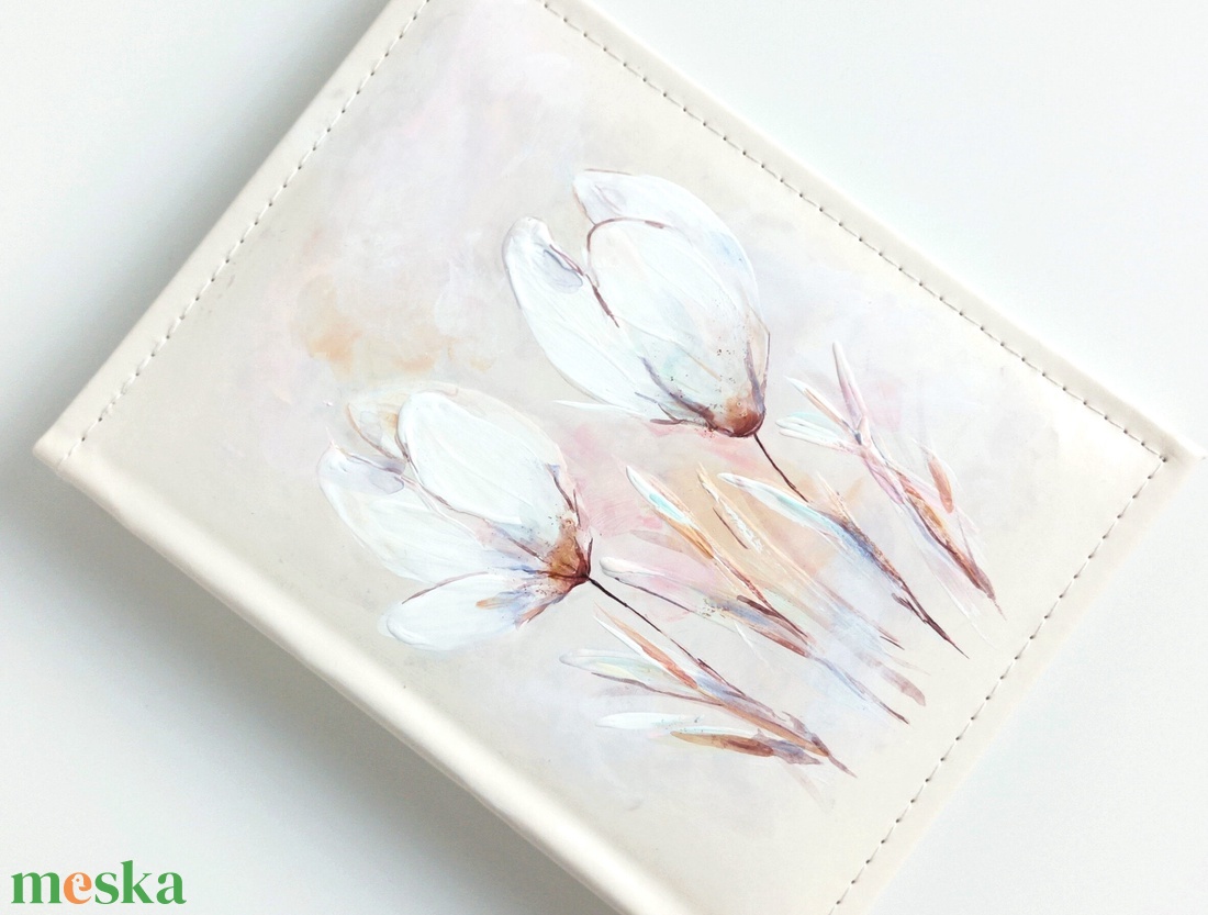 Fotóalbum 13x18-as képeknek liliomokkal - otthon & életmód - papír, írószer - album & fotóalbum - Meska.hu