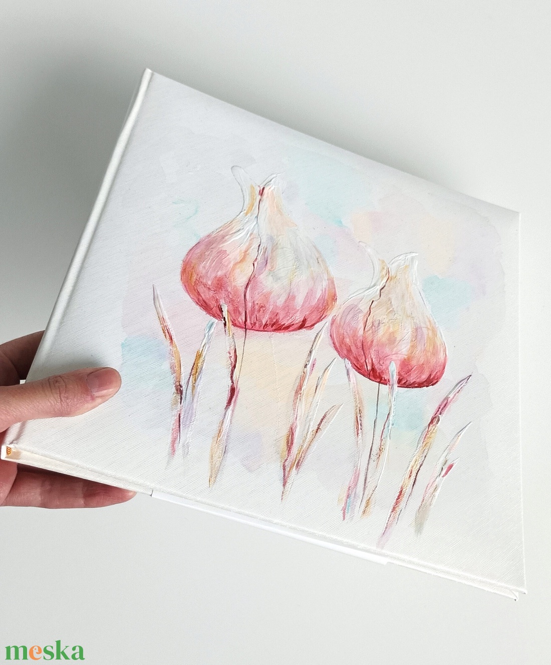 Fotóalbum tulipánokkal 25x25 cm - otthon & életmód - papír, írószer - album & fotóalbum - Meska.hu