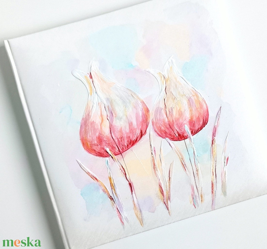Fotóalbum tulipánokkal 25x25 cm - otthon & életmód - papír, írószer - album & fotóalbum - Meska.hu