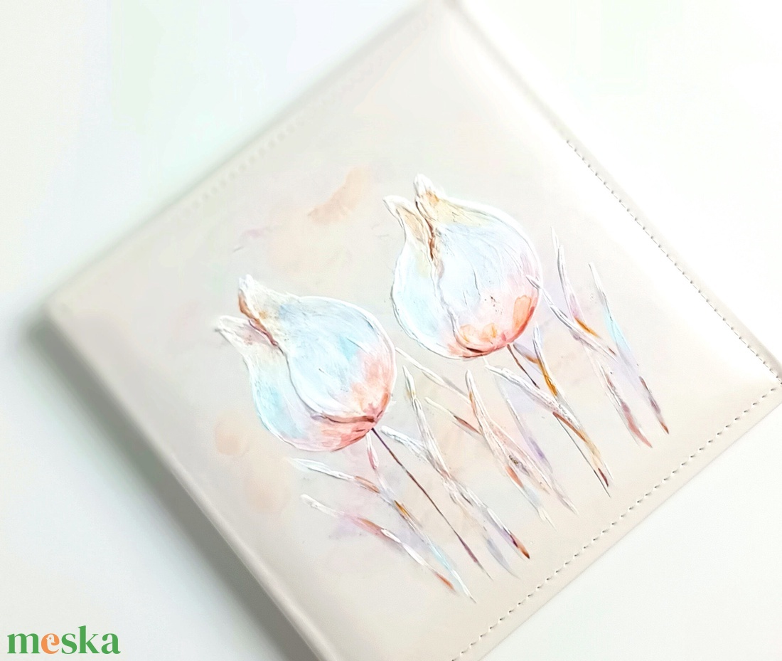Tulipános fotóalbum (26 x 26 cm) - esküvő - emlék & ajándék - album & fotóalbum - Meska.hu