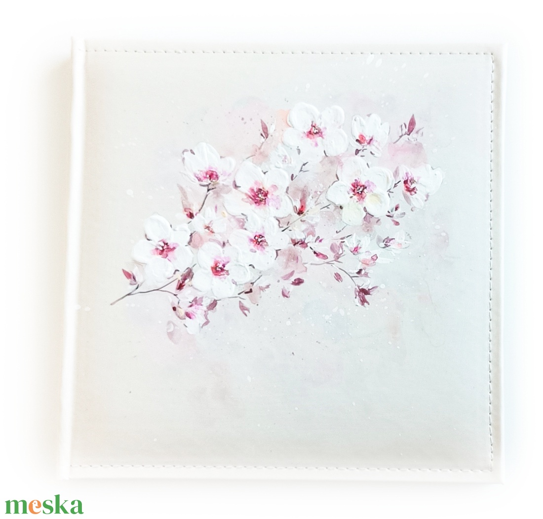 Sakura fotóalbum (26 x 26 cm) - esküvő - emlék & ajándék - album & fotóalbum - Meska.hu