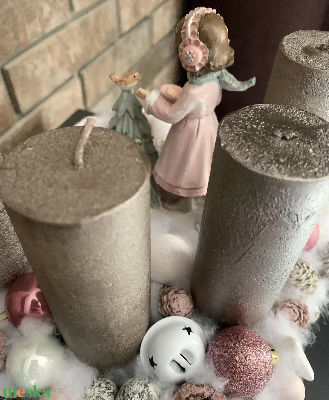 Adventi asztaldísz madarat etető lánykával - karácsony - adventi díszek - adventi asztaldísz - Meska.hu Adventi asztaldísz madarat etető lánykával - karácsony - adventi díszek - adventi asztaldísz - Meska.hu