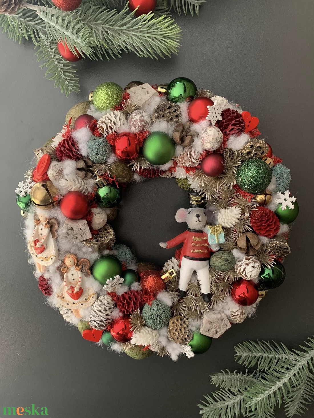 Adventi ajtódísz mesebeli figurákkal - karácsony - adventi díszek - adventi ajtódísz - Meska.hu Adventi ajtódísz mesebeli figurákkal - karácsony - adventi díszek - adventi ajtódísz - Meska.hu