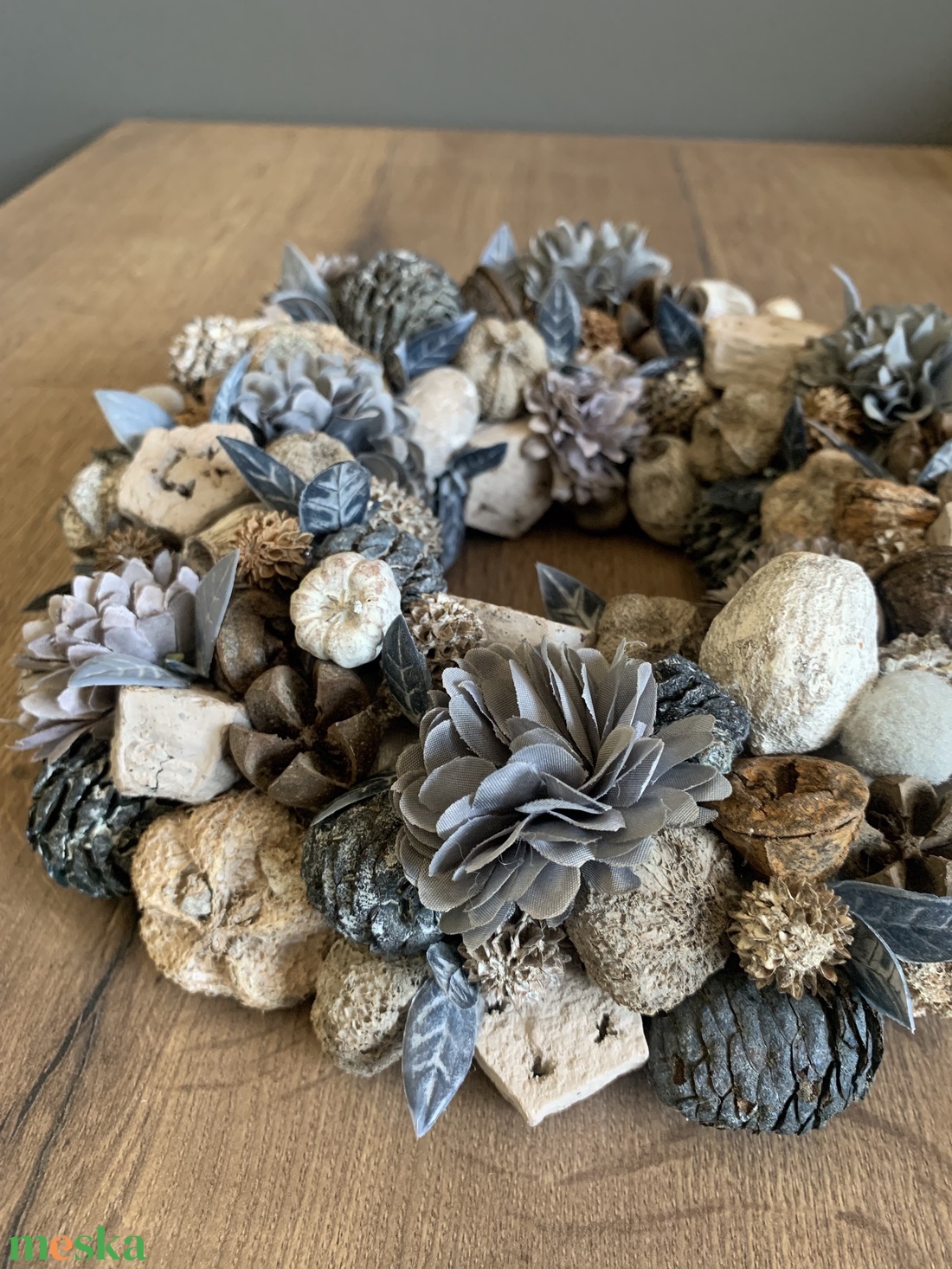 Antik terméskoszorú - otthon & életmód - dekoráció - ajtó- és ablak dekoráció - ajtódísz & kopogtató - Meska.hu