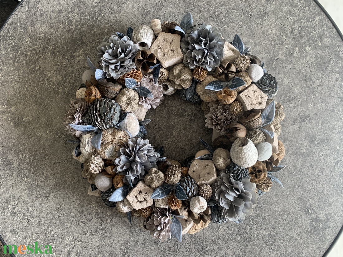 Antik terméskoszorú - otthon & életmód - dekoráció - ajtó- és ablak dekoráció - ajtódísz & kopogtató - Meska.hu