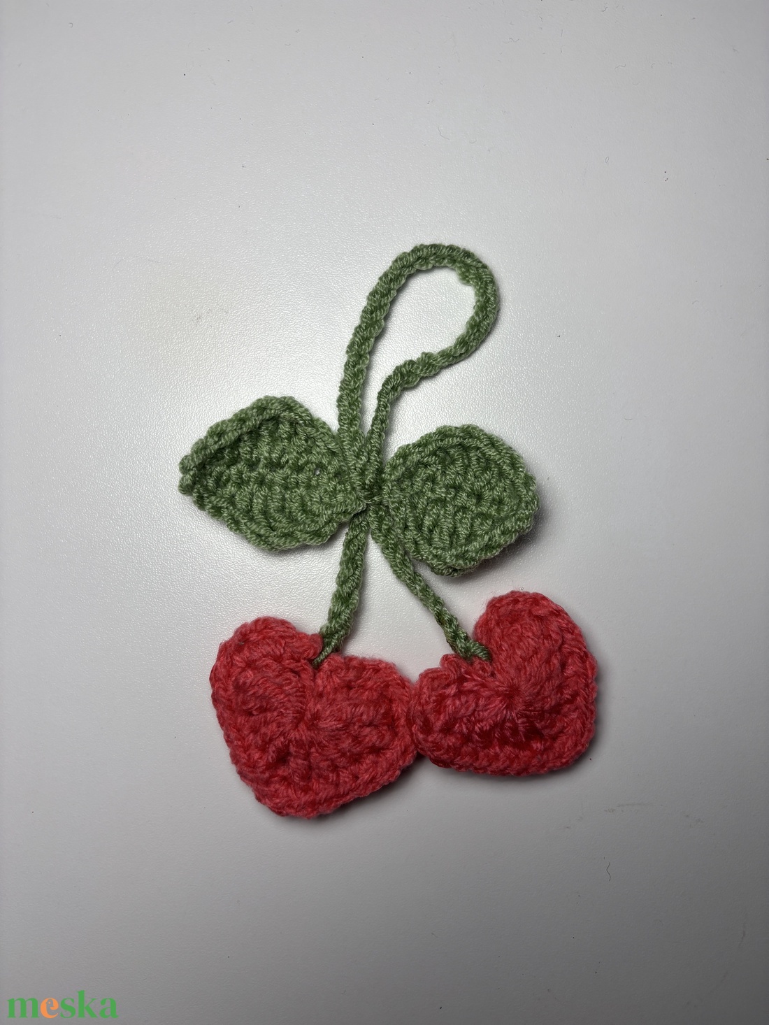 Pink cherry - táska & tok - kulcstartó & táskadísz - táskadísz - Meska.hu