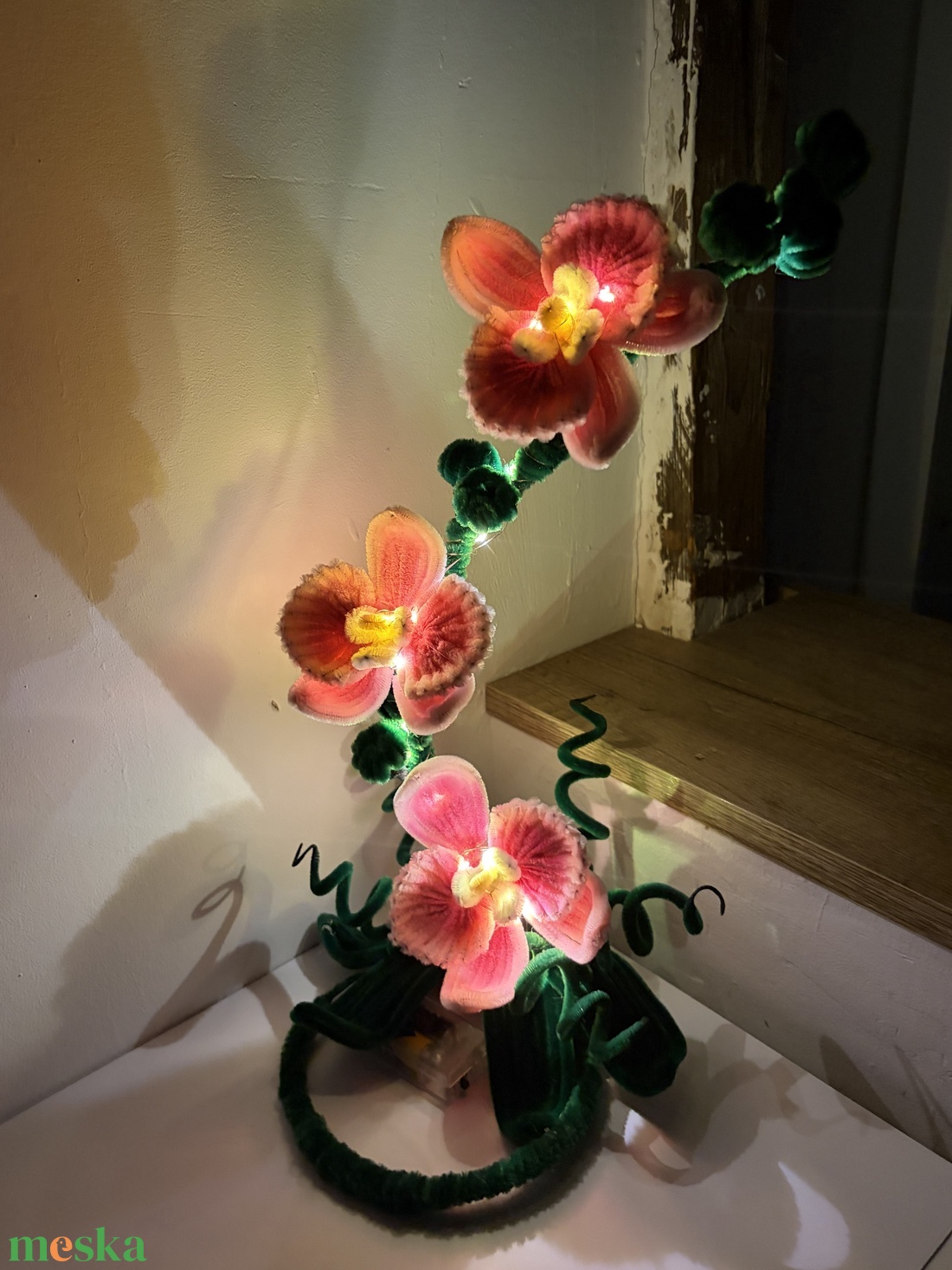 ��Éjszakai fény orchidea - otthon & életmód - virágdekoráció - virágdíszek - asztali virágdísz - Meska.hu