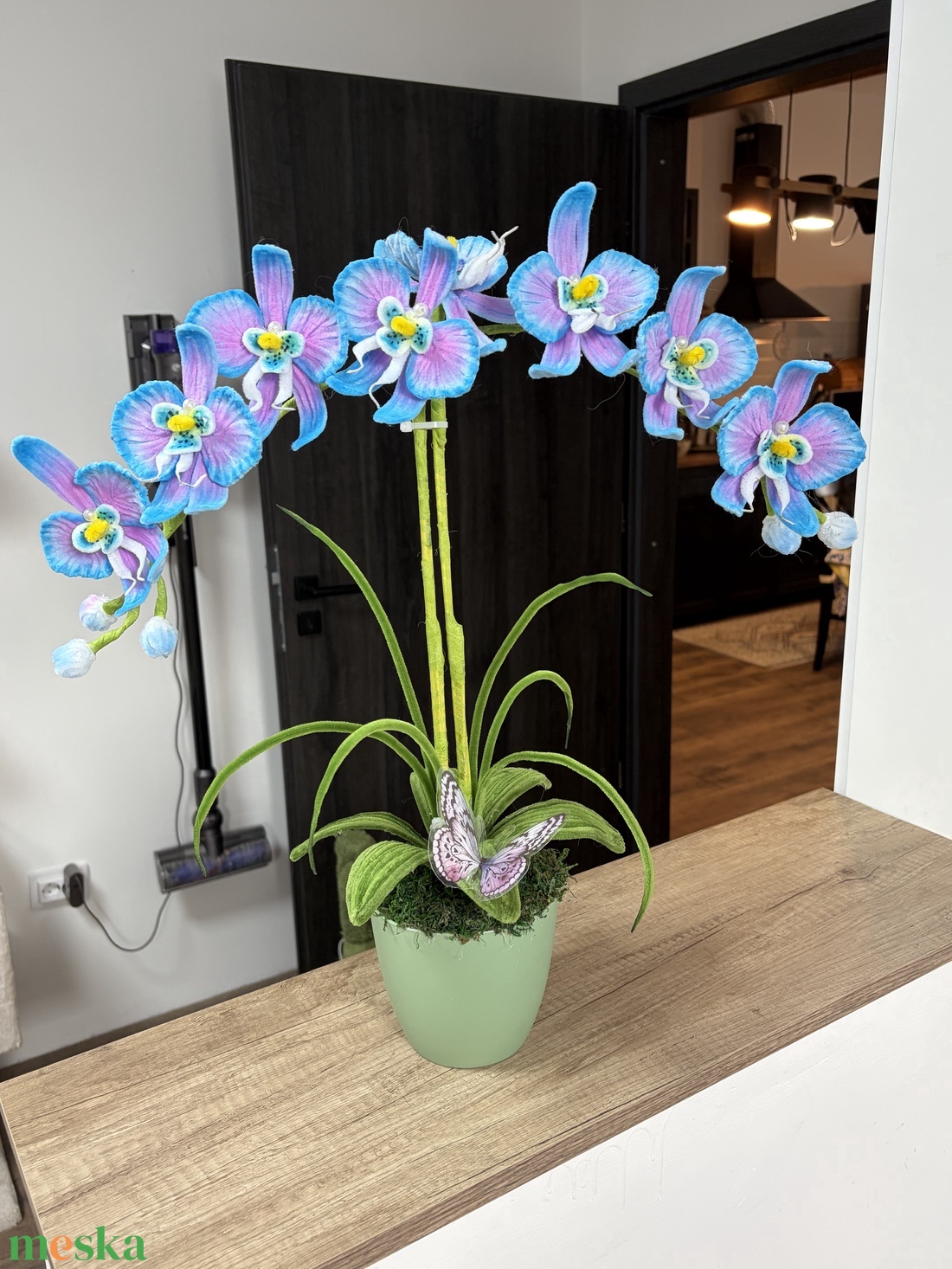  Asztali dísz orchidea - otthon & életmód - virágdekoráció - virágdíszek - asztali virágdísz - Meska.hu