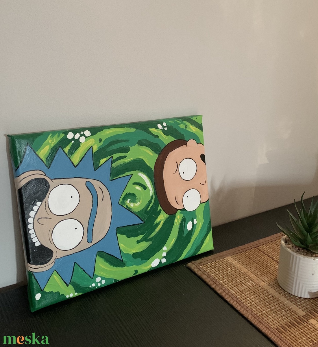Rick és Morty festmény - művészet - festmény - akril - Meska.hu Rick és Morty festmény - művészet - festmény - akril - Meska.hu