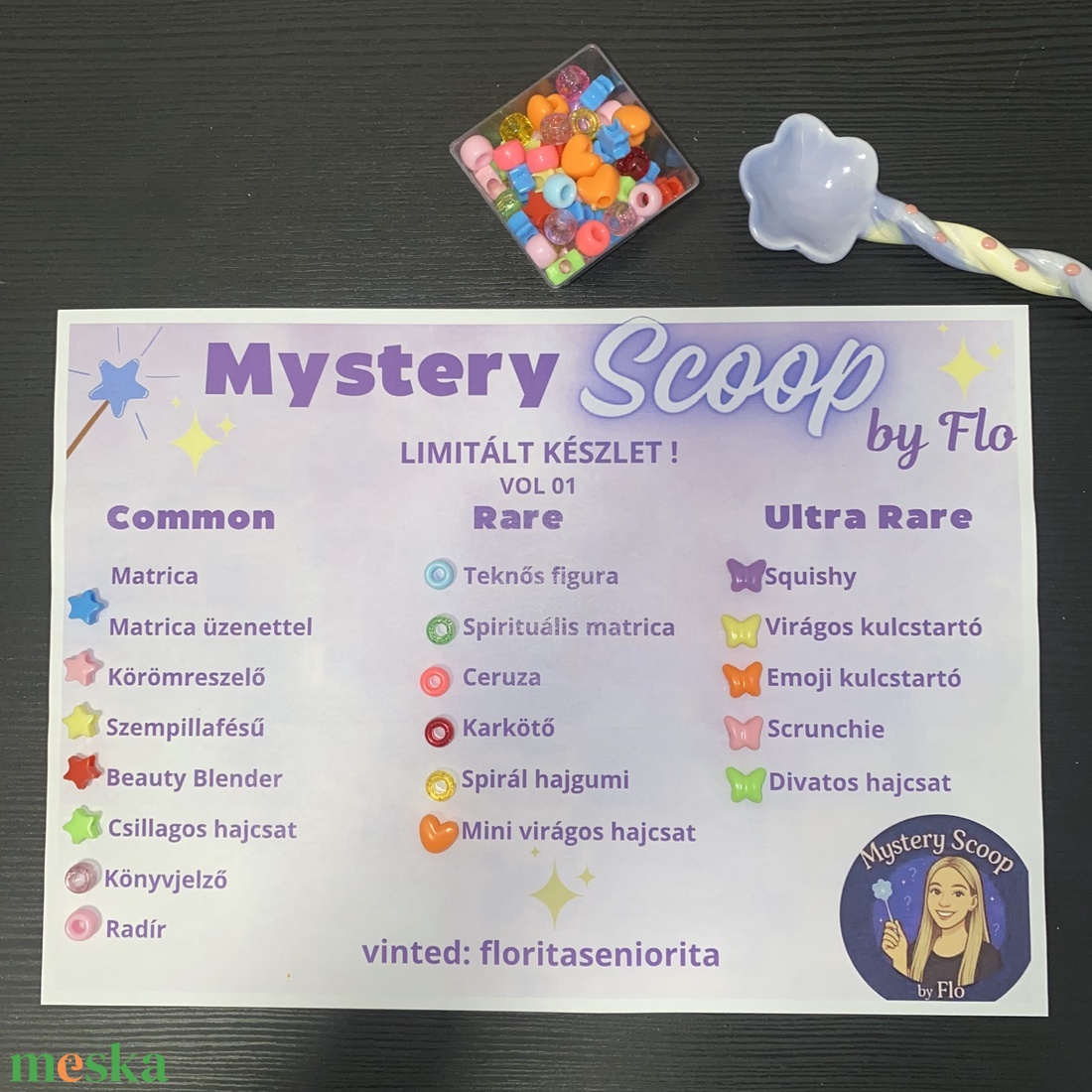 Zsákbamacska Mystery scoop- 2 scoop - diy (csináld magad) - egységcsomag - Meska.hu