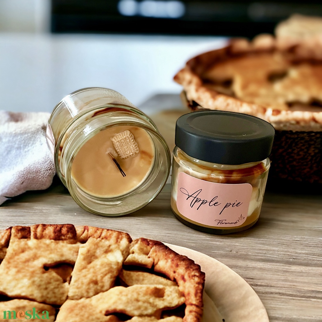 Fahéjas Almás Pite Illatú Szójagyertya - otthon & életmód - gyertya, illat, aroma - gyertya - Meska.hu Fahéjas Almás Pite Illatú Szójagyertya - otthon & életmód - gyertya, illat, aroma - gyertya - Meska.hu