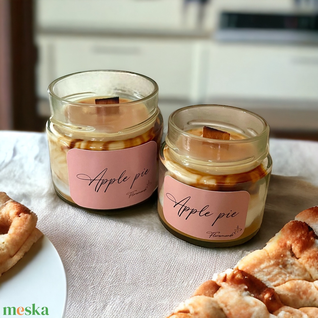 Fahéjas Almás Pite Illatú Szójagyertya - otthon & életmód - gyertya, illat, aroma - gyertya - Meska.hu Fahéjas Almás Pite Illatú Szójagyertya - otthon & életmód - gyertya, illat, aroma - gyertya - Meska.hu