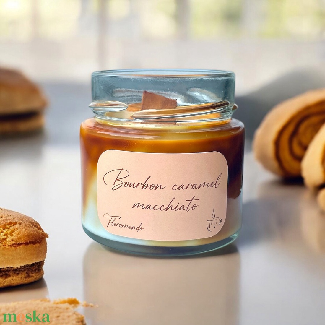 Bourbon Caramel Macchiato Illatú Téli Szójagyertya - otthon & életmód - gyertya, illat, aroma - gyertya - Meska.hu Bourbon Caramel Macchiato Illatú Téli Szójagyertya - otthon & életmód - gyertya, illat, aroma - gyertya - Meska.hu
