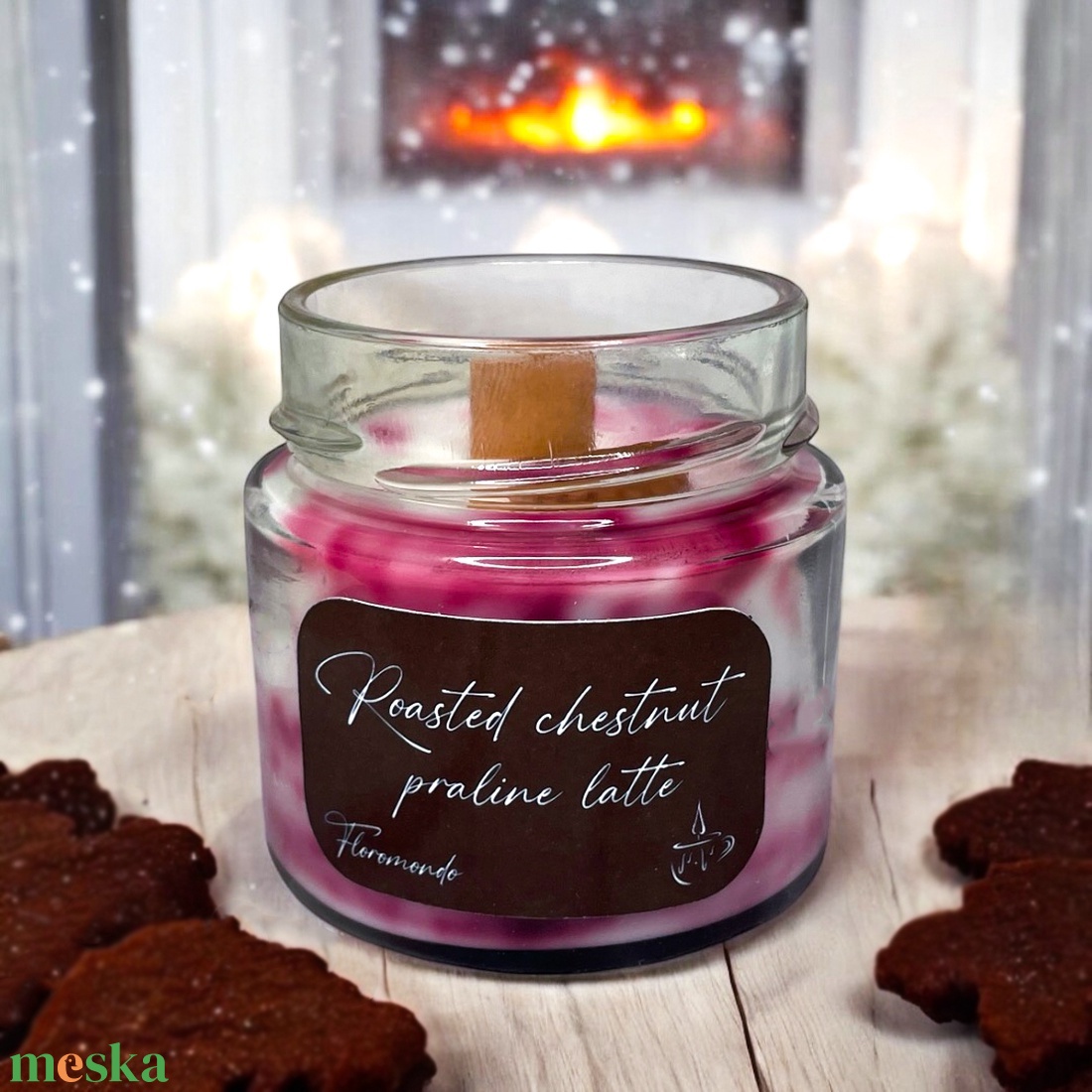 Chestnut Praline Latte - Sült Gesztenye Illatú Karácsonyi Szójagyertya - otthon & életmód - gyertya, illat, aroma - gyertya - Meska.hu Chestnut Praline Latte - Sült Gesztenye Illatú Karácsonyi Szójagyertya - otthon & életmód - gyertya, illat, aroma - gyertya - Meska.hu
