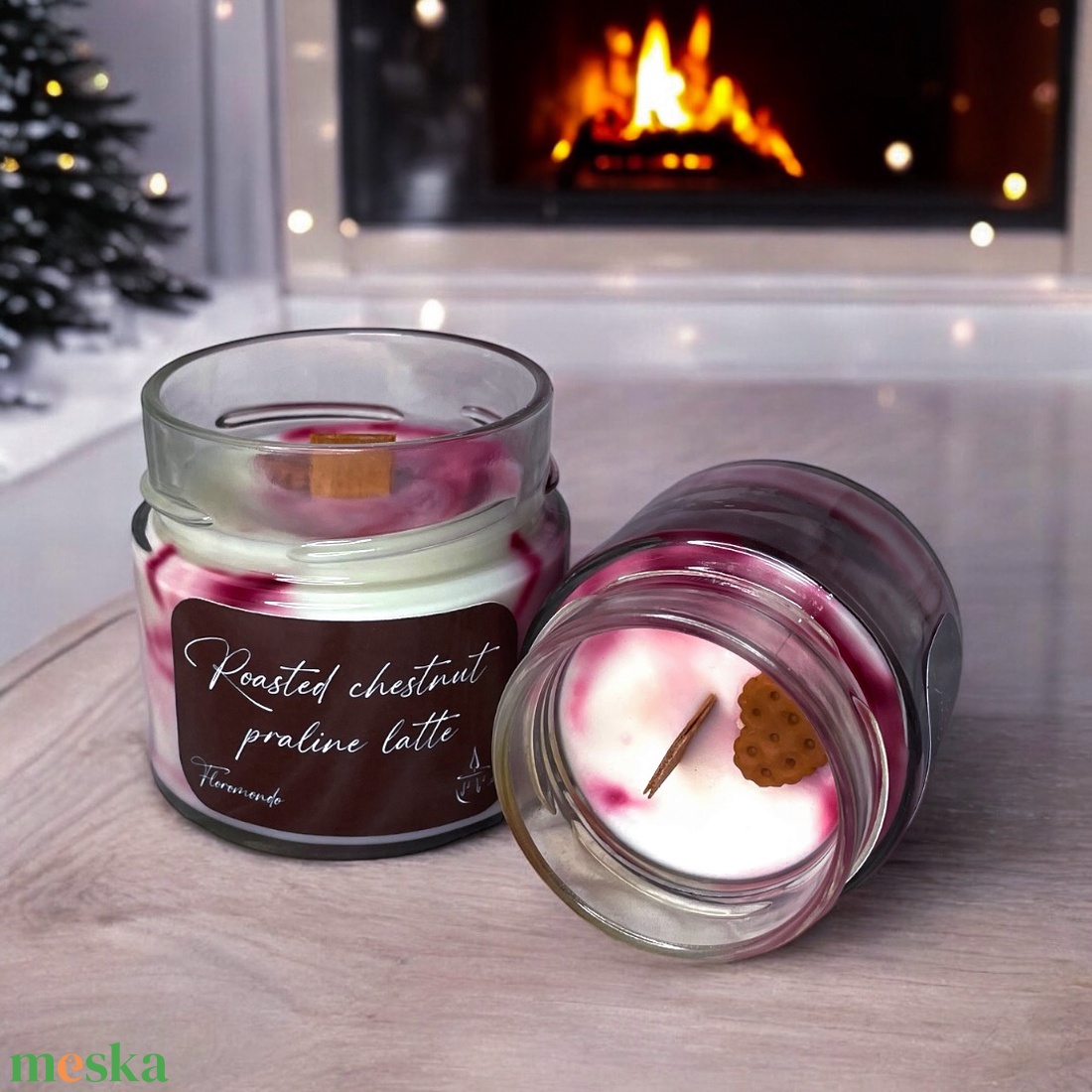 Chestnut Praline Latte - Sült Gesztenye Illatú Karácsonyi Szójagyertya - otthon & életmód - gyertya, illat, aroma - gyertya - Meska.hu Chestnut Praline Latte - Sült Gesztenye Illatú Karácsonyi Szójagyertya - otthon & életmód - gyertya, illat, aroma - gyertya - Meska.hu