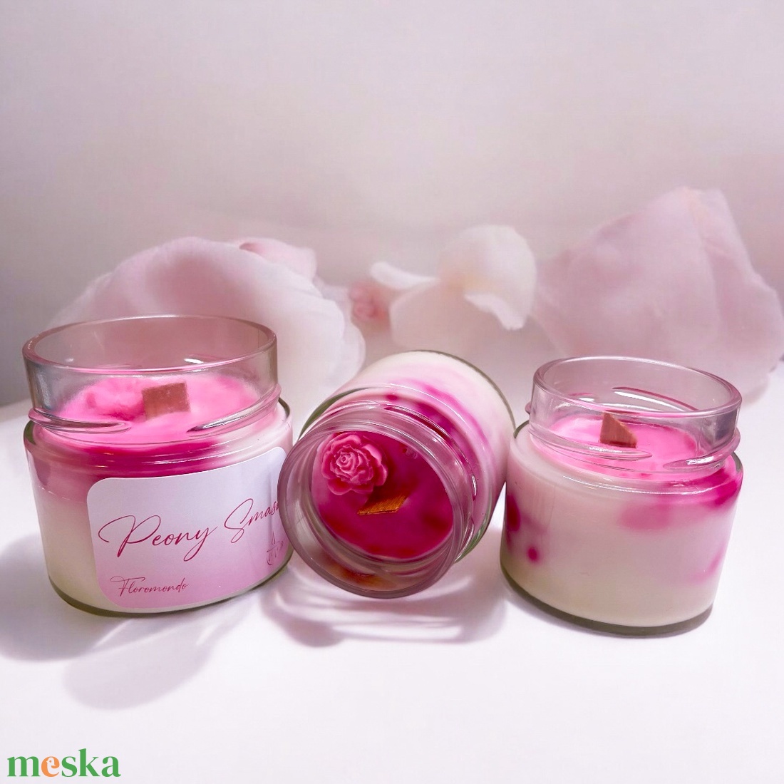 Peony Smash Bazsarózsa Illatú Tavaszi Szójagyertya - otthon & életmód - gyertya, illat, aroma - gyertya - Meska.hu Peony Smash Bazsarózsa Illatú Tavaszi Szójagyertya - otthon & életmód - gyertya, illat, aroma - gyertya - Meska.hu