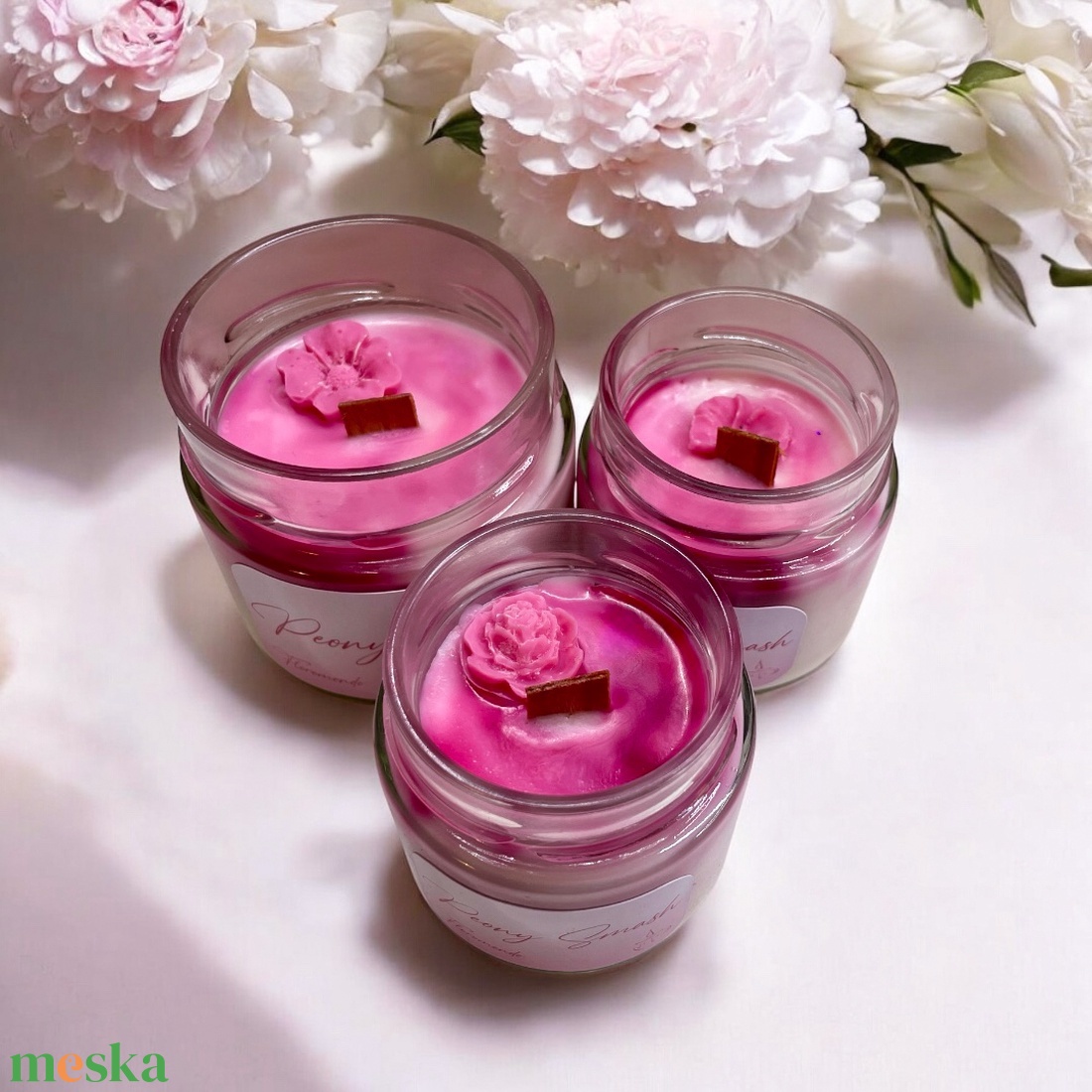 Peony Smash Bazsarózsa Illatú Tavaszi Szójagyertya - otthon & életmód - gyertya, illat, aroma - gyertya - Meska.hu Peony Smash Bazsarózsa Illatú Tavaszi Szójagyertya - otthon & életmód - gyertya, illat, aroma - gyertya - Meska.hu