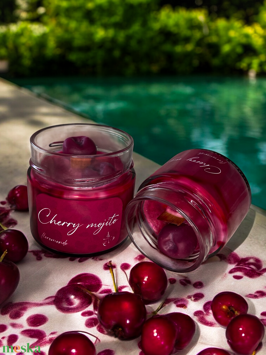 Cherry Mojito Cseresznye Illatú Szójagyertya - otthon & életmód - gyertya, illat, aroma - gyertya - Meska.hu Cherry Mojito Cseresznye Illatú Szójagyertya - otthon & életmód - gyertya, illat, aroma - gyertya - Meska.hu