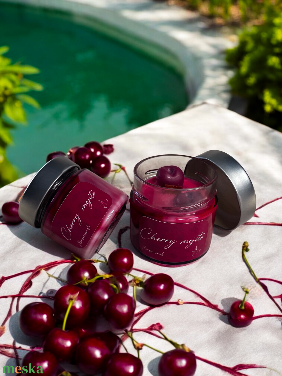 Cherry Mojito Cseresznye Illatú Szójagyertya - otthon & életmód - gyertya, illat, aroma - gyertya - Meska.hu Cherry Mojito Cseresznye Illatú Szójagyertya - otthon & életmód - gyertya, illat, aroma - gyertya - Meska.hu