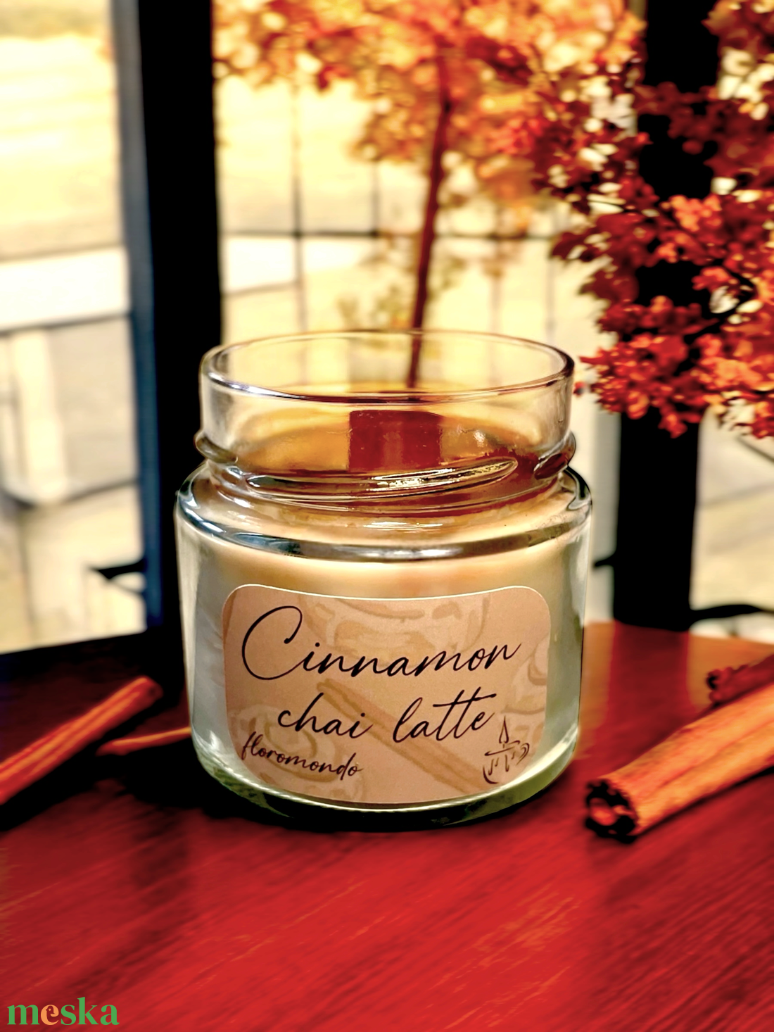 Cinnamon Chai Latte Fahéj Illatú Szójagyertya - otthon & életmód - gyertya, illat, aroma - gyertya - Meska.hu Cinnamon Chai Latte Fahéj Illatú Szójagyertya - otthon & életmód - gyertya, illat, aroma - gyertya - Meska.hu