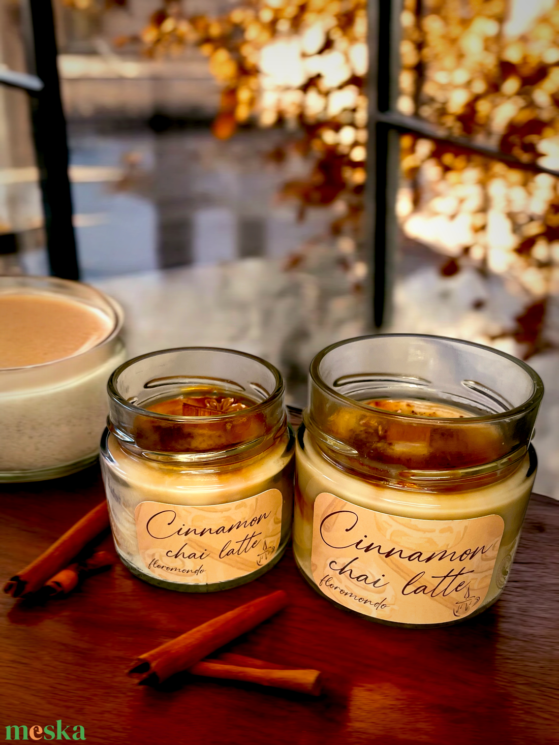 Cinnamon Chai Latte Fahéj Illatú Szójagyertya - otthon & életmód - gyertya, illat, aroma - gyertya - Meska.hu Cinnamon Chai Latte Fahéj Illatú Szójagyertya - otthon & életmód - gyertya, illat, aroma - gyertya - Meska.hu