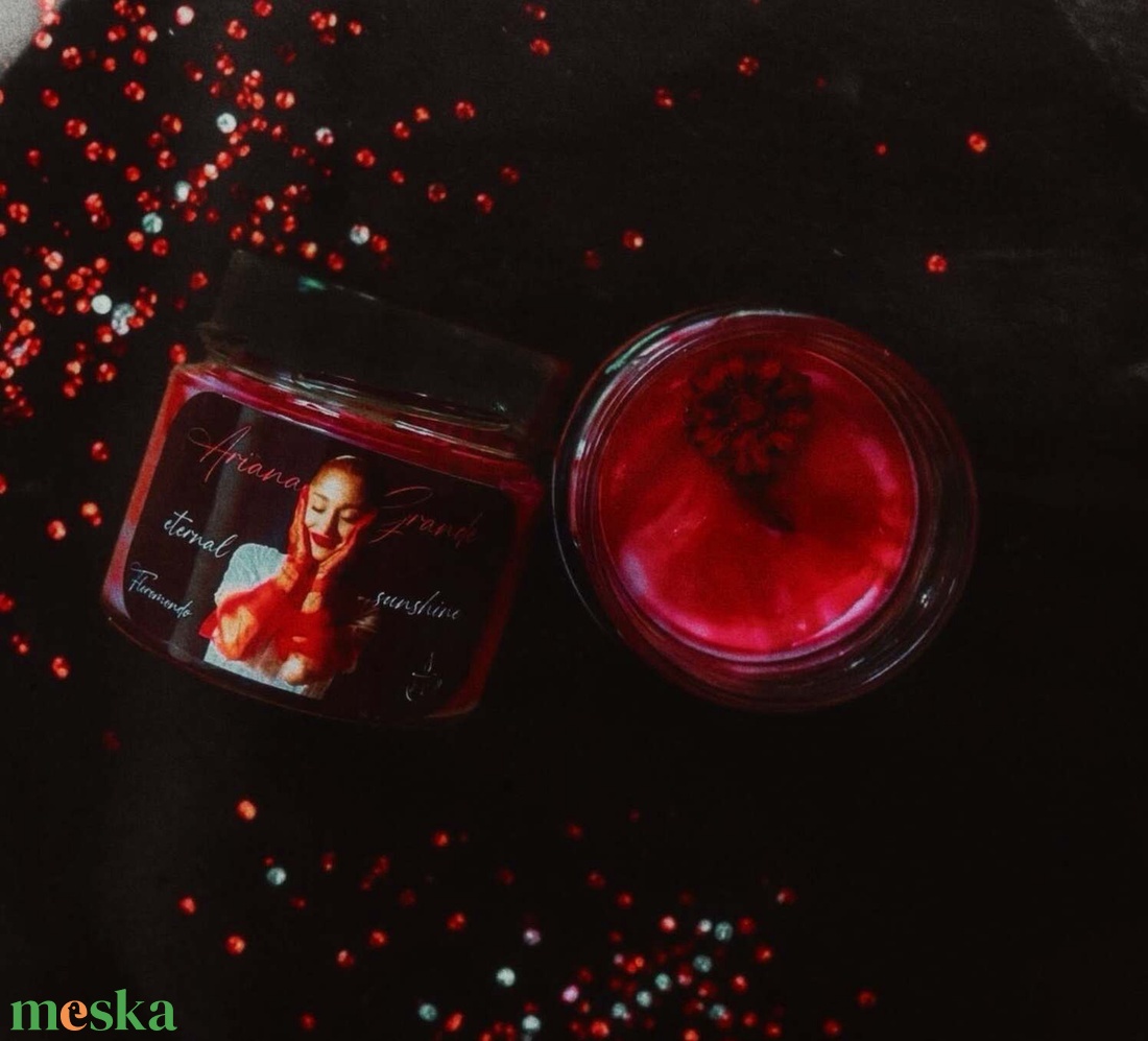 Ariana Grande Eternal Sunshine Karamellás Szójagyertya  - otthon & életmód - gyertya, illat, aroma - gyertya - Meska.hu