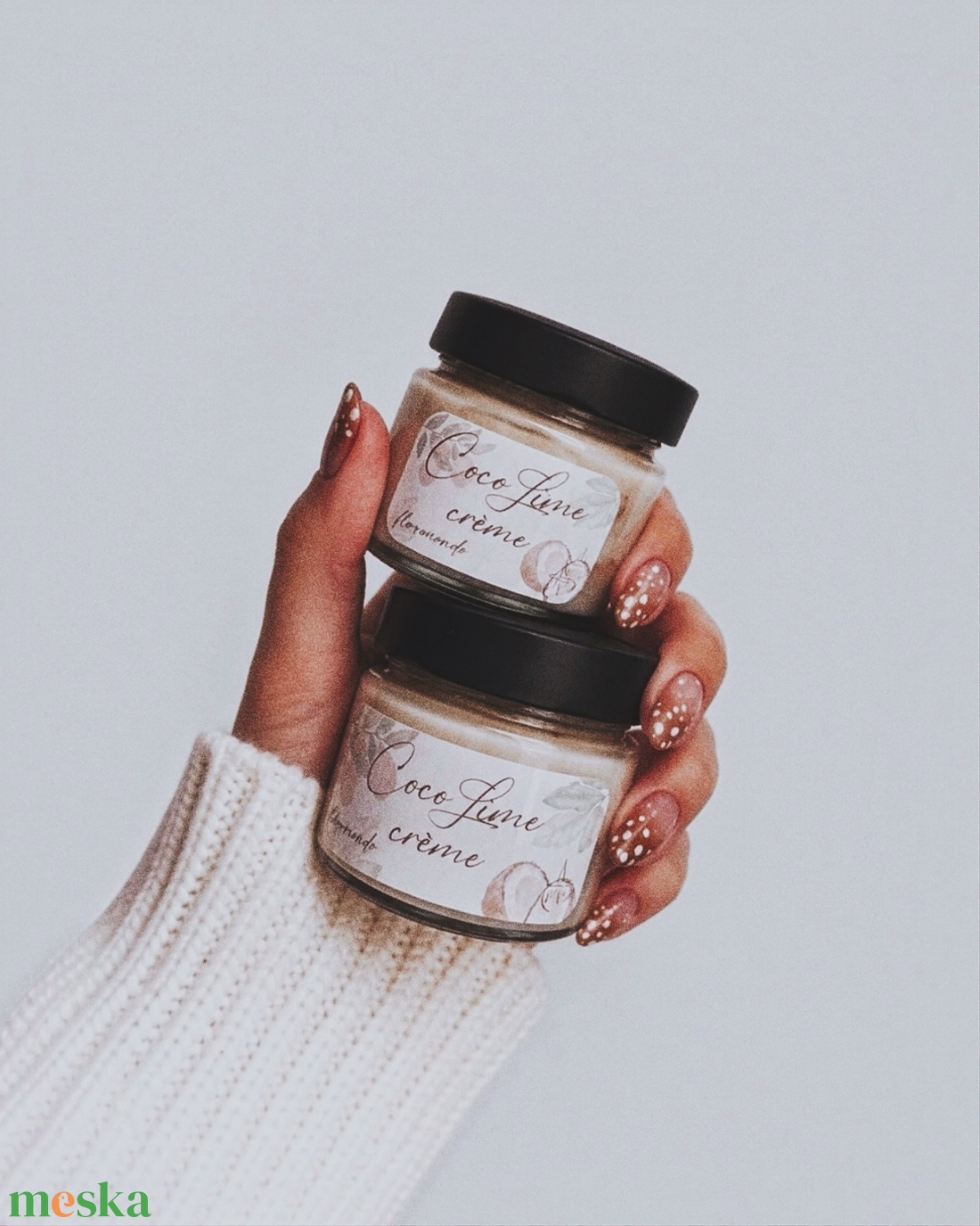 Coco Lime Cr�me - Lime És Kókusz Illatú Illatgyertya - otthon & életmód - gyertya, illat, aroma - gyertya - Meska.hu