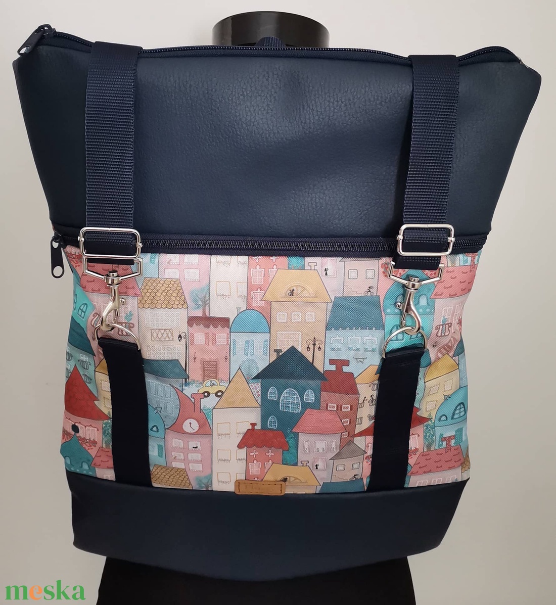 Színes házak, roll top hátizsák/hátitáska/női táska/city bag/ laptop hátizsák róza - táska & tok - hátizsák - roll top hátizsák - Meska.hu Színes házak, roll top hátizsák/hátitáska/női táska/city bag/ laptop hátizsák róza - táska & tok - hátizsák - roll top hátizsák - Meska.hu