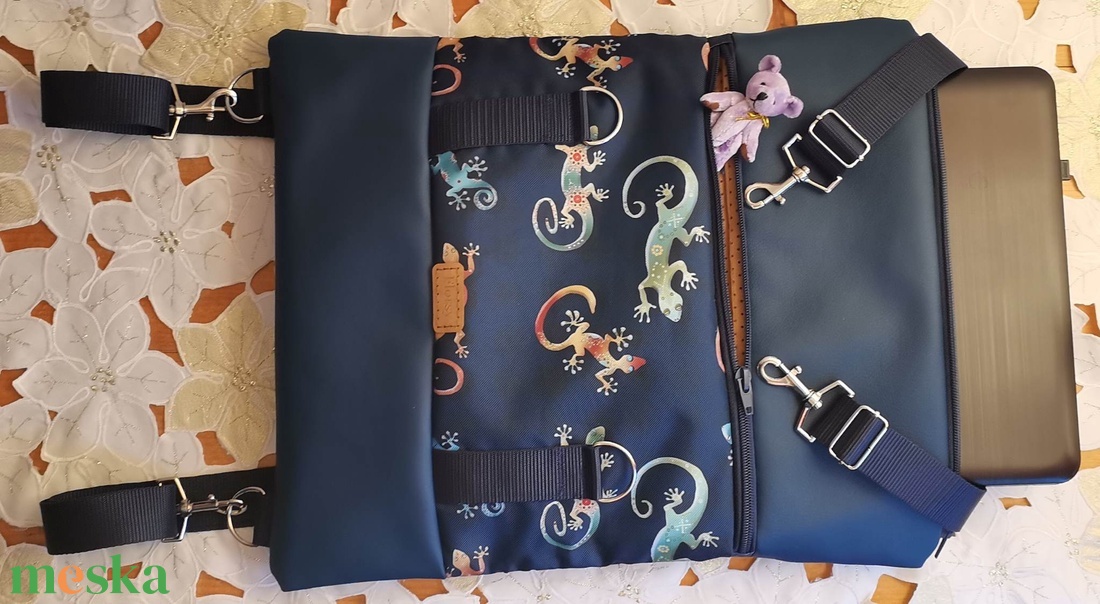 Színes gekkó mintás hátizsák/laptop hátizsák/laptop táska/city bag/női hátizsák róza - táska & tok - hátizsák - roll top hátizsák - Meska.hu Színes gekkó mintás hátizsák/laptop hátizsák/laptop táska/city bag/női hátizsák róza - táska & tok - hátizsák - roll top hátizsák - Meska.hu