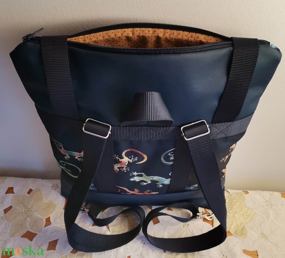 Színes gekkó mintás hátizsák/laptop hátizsák/laptop táska/city bag/női hátizsák róza - táska & tok - hátizsák - roll top hátizsák - Meska.hu Színes gekkó mintás hátizsák/laptop hátizsák/laptop táska/city bag/női hátizsák róza - táska & tok - hátizsák - roll top hátizsák - Meska.hu