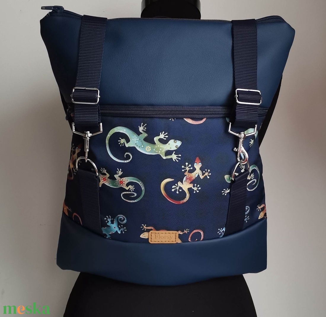 Színes gekkó mintás hátizsák/laptop hátizsák/laptop táska/city bag/női hátizsák róza - táska & tok - hátizsák - roll top hátizsák - Meska.hu Színes gekkó mintás hátizsák/laptop hátizsák/laptop táska/city bag/női hátizsák róza - táska & tok - hátizsák - roll top hátizsák - Meska.hu