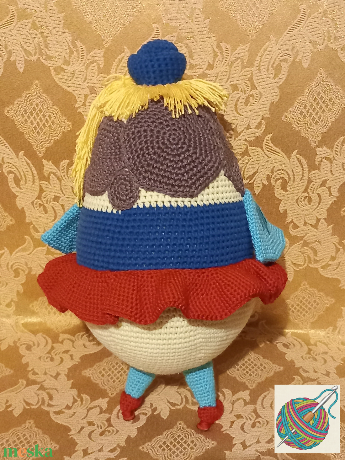 Horgolt Mrs. Puff Bikinifenékről - játék & sport - plüssállat & játékfigura - plüss mesefigurák - Meska.hu