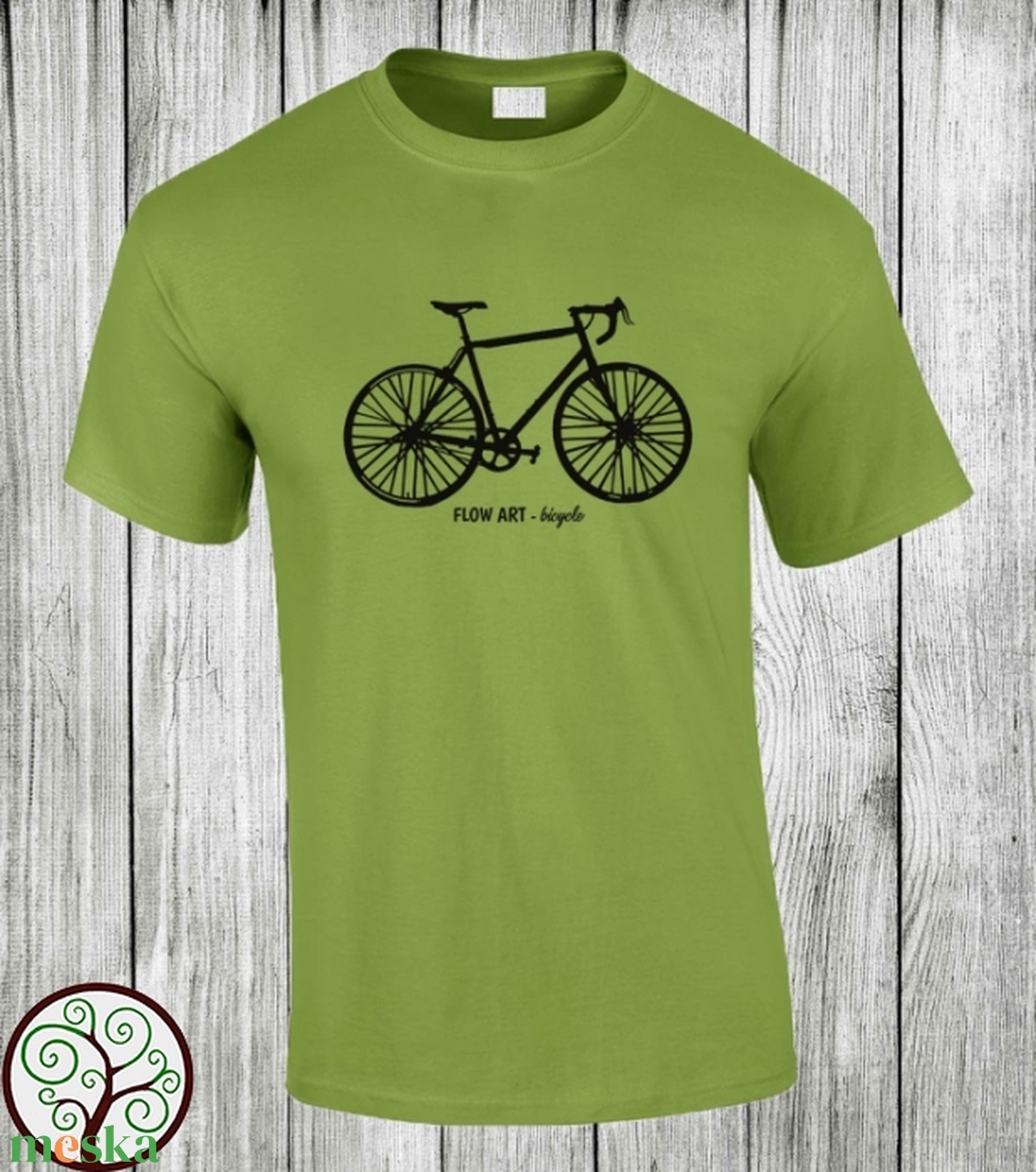 Biciklis póló - ruha & divat - férfi ruha - póló - Meska.hu