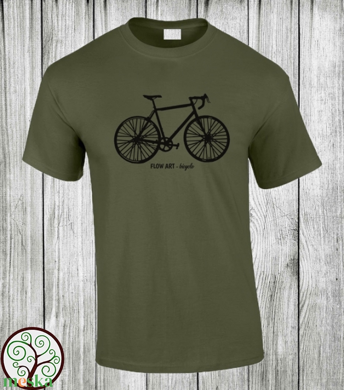 Biciklis póló - ruha & divat - férfi ruha - póló - Meska.hu