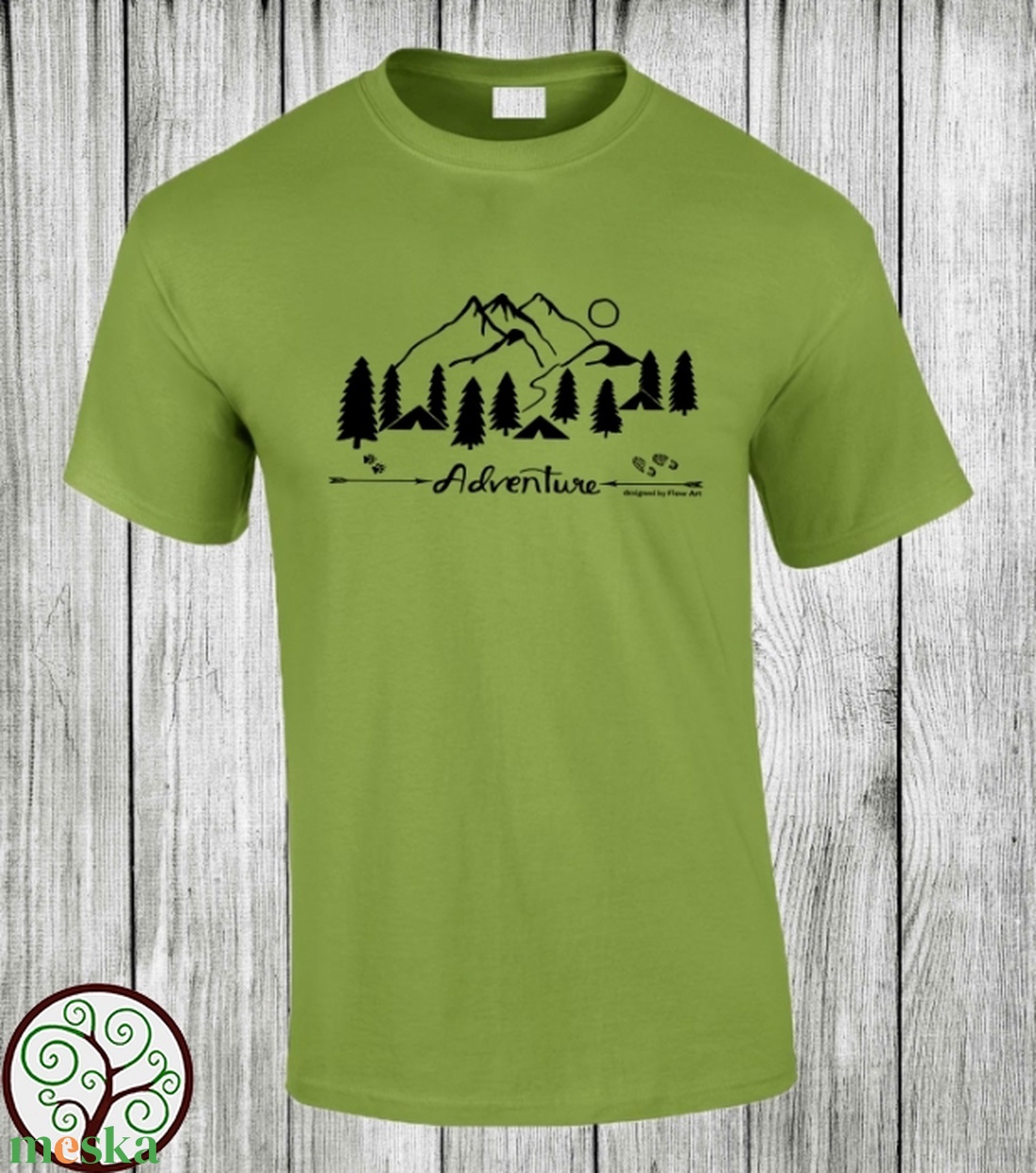 Adventure póló - ruha & divat - férfi ruha - póló - Meska.hu