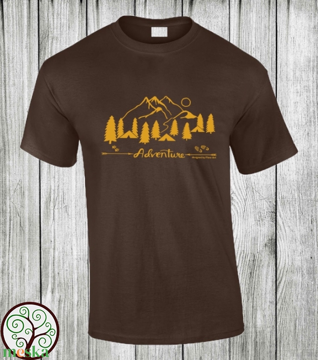 Adventure póló - ruha & divat - férfi ruha - póló - Meska.hu