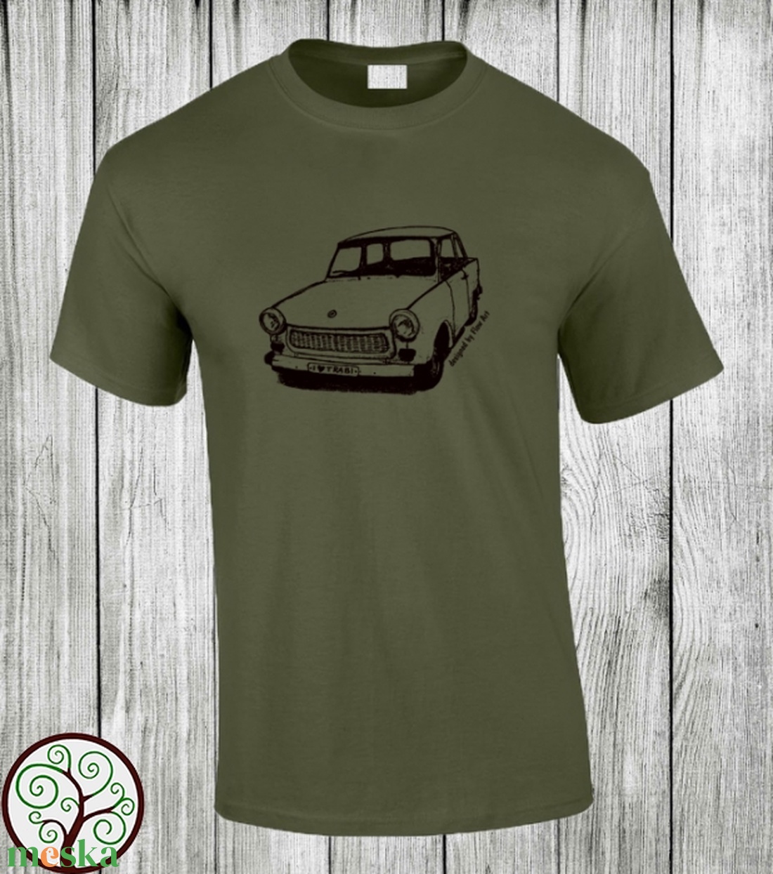 Trabantos póló - ruha & divat - férfi ruha - póló - Meska.hu