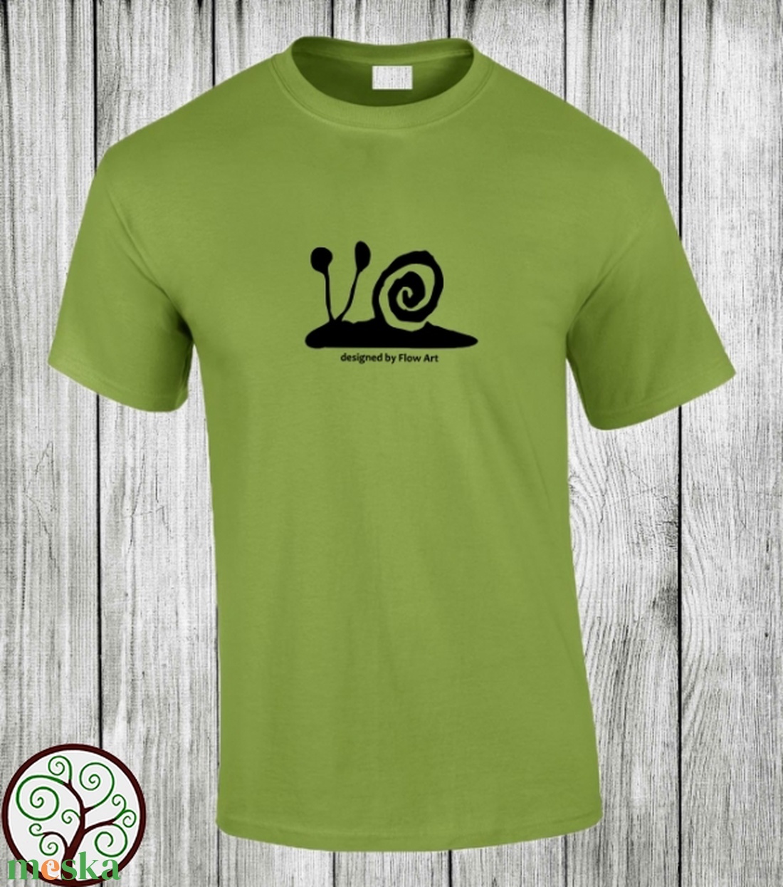 Csigás póló - ruha & divat - férfi ruha - póló - Meska.hu