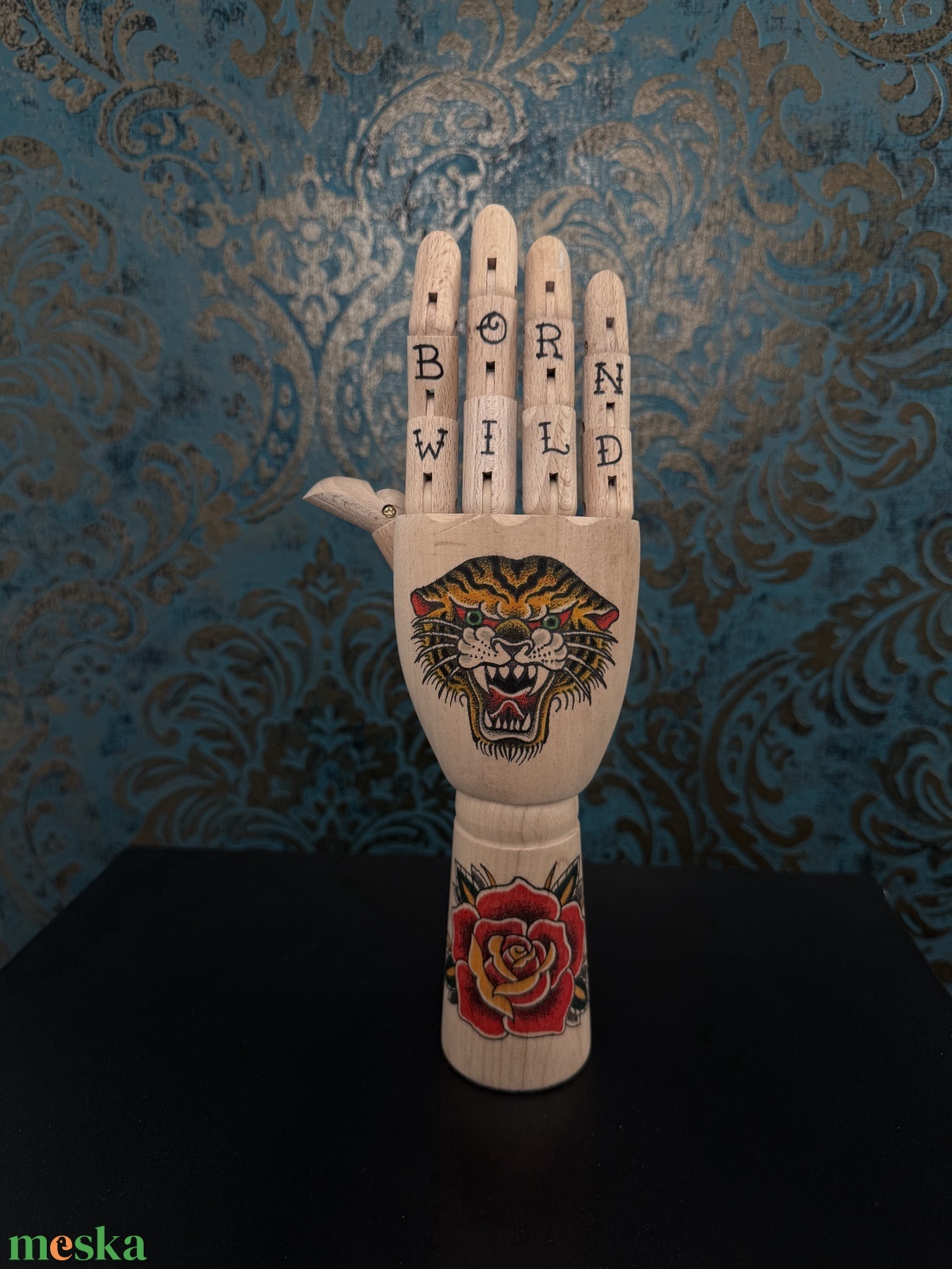 �Born Wild tattoo kéz - otthon & életmód - dekoráció - dísztárgy - Meska.hu