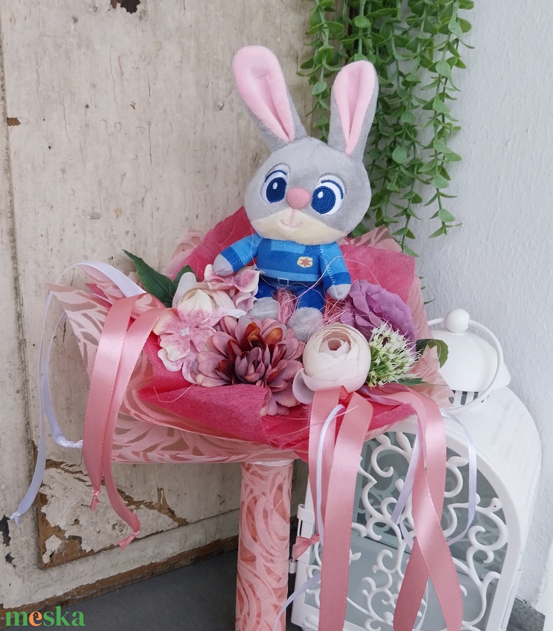 Ovis ballagási csokor - Zootropolis - otthon & életmód - virágdekoráció - virágok - virágcsokor - Meska.hu
