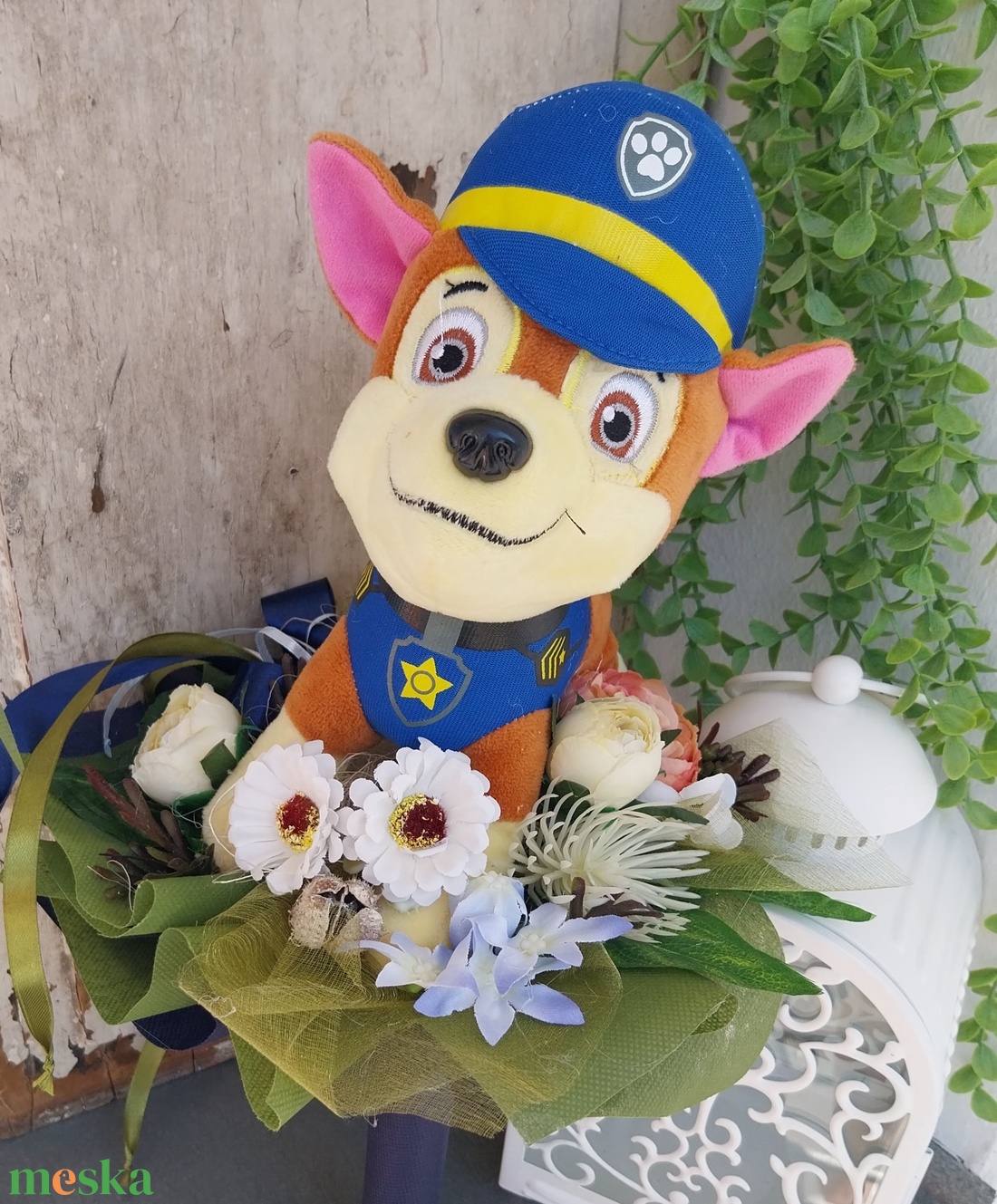 Ovis ballagási csokor - Mancs őrjárat - otthon & életmód - virágdekoráció - virágok - virágcsokor - Meska.hu