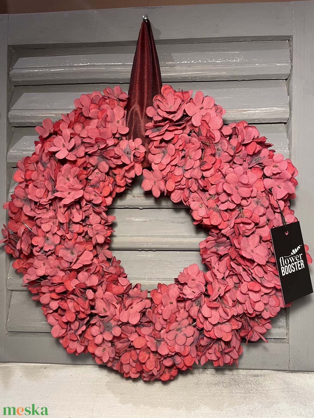 Tavaszi ajtódísz hortenziából - otthon & életmód - dekoráció - ajtó- és ablak dekoráció - ajtódísz & kopogtató - Meska.hu