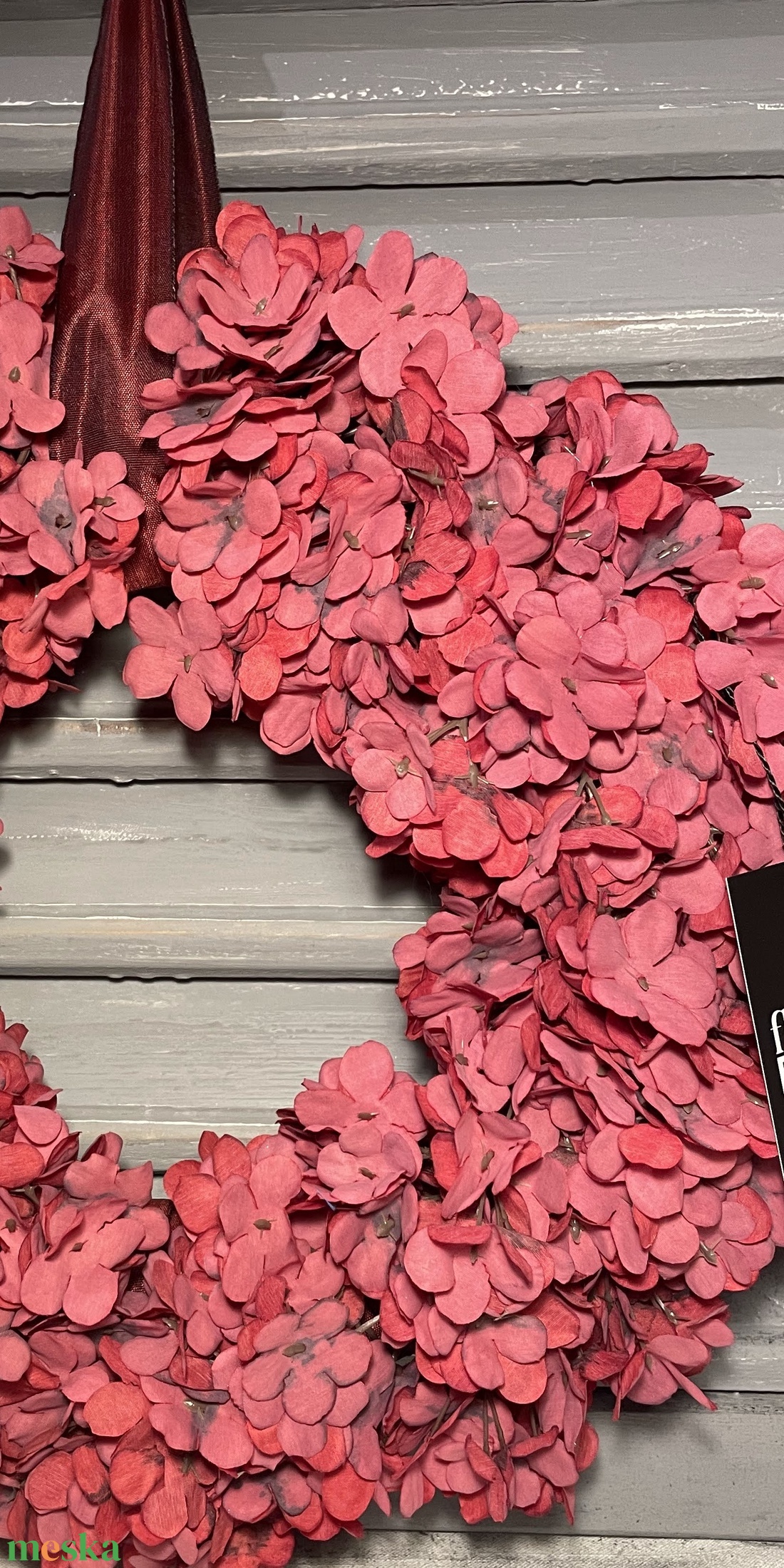 Tavaszi ajtódísz hortenziából - otthon & életmód - dekoráció - ajtó- és ablak dekoráció - ajtódísz & kopogtató - Meska.hu