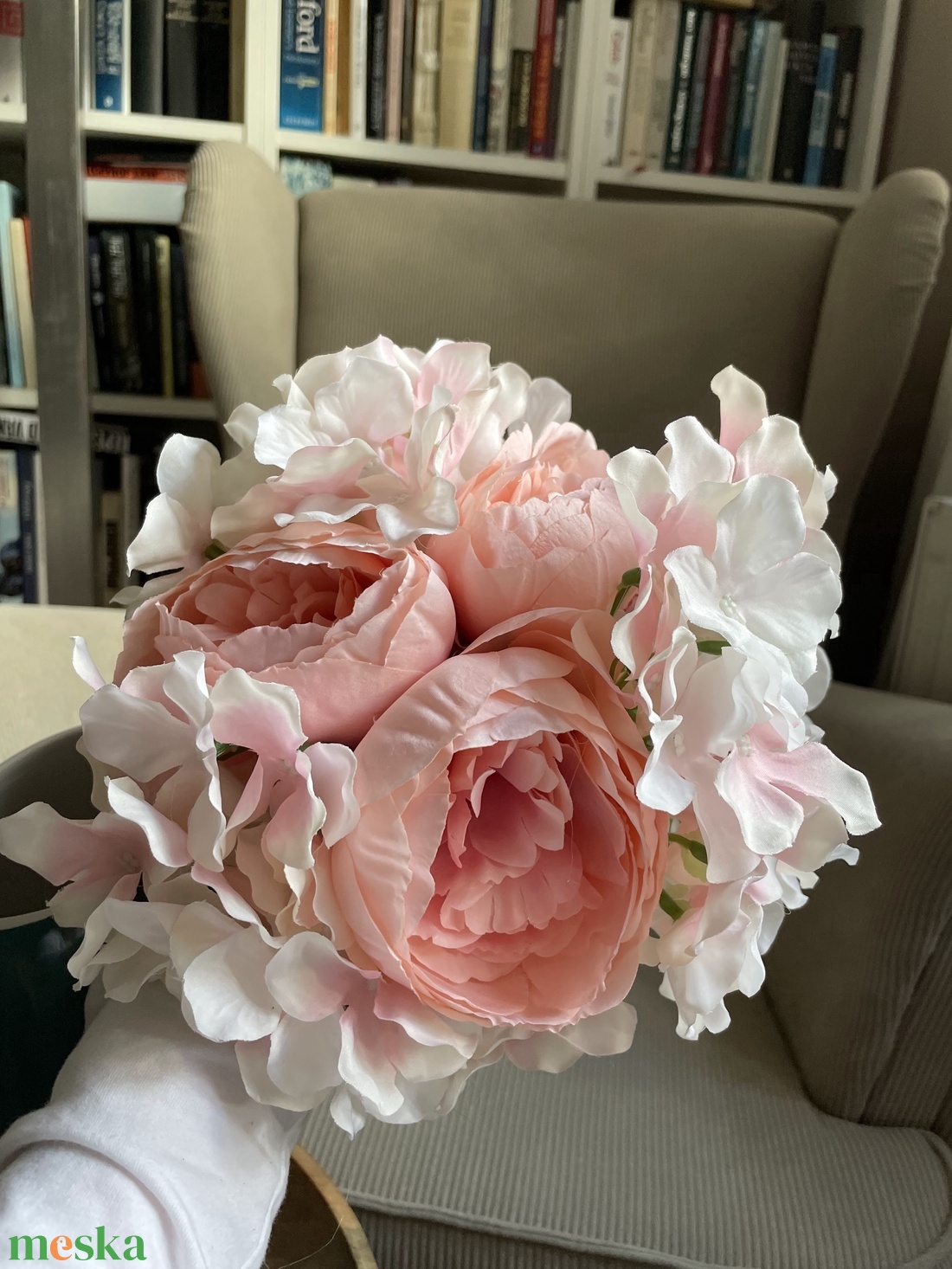 Tavaszi virágcsokor rózsaszín virágokból - otthon & életmód - virágdekoráció - virágok - virágcsokor - Meska.hu