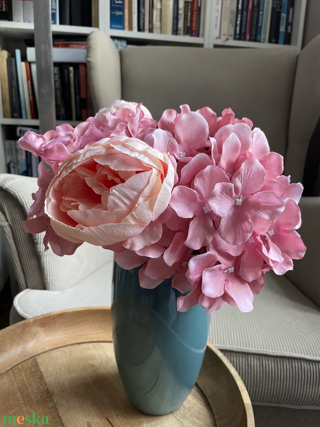 Tavaszi virágcsokor pink virágokból - otthon & életmód - virágdekoráció - virágok - virágcsokor - Meska.hu