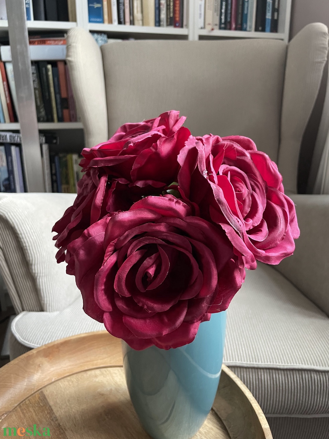 Bordó rózsa csokor csodás alkalmakra - otthon & életmód - virágdekoráció - virágok - virágcsokor - Meska.hu