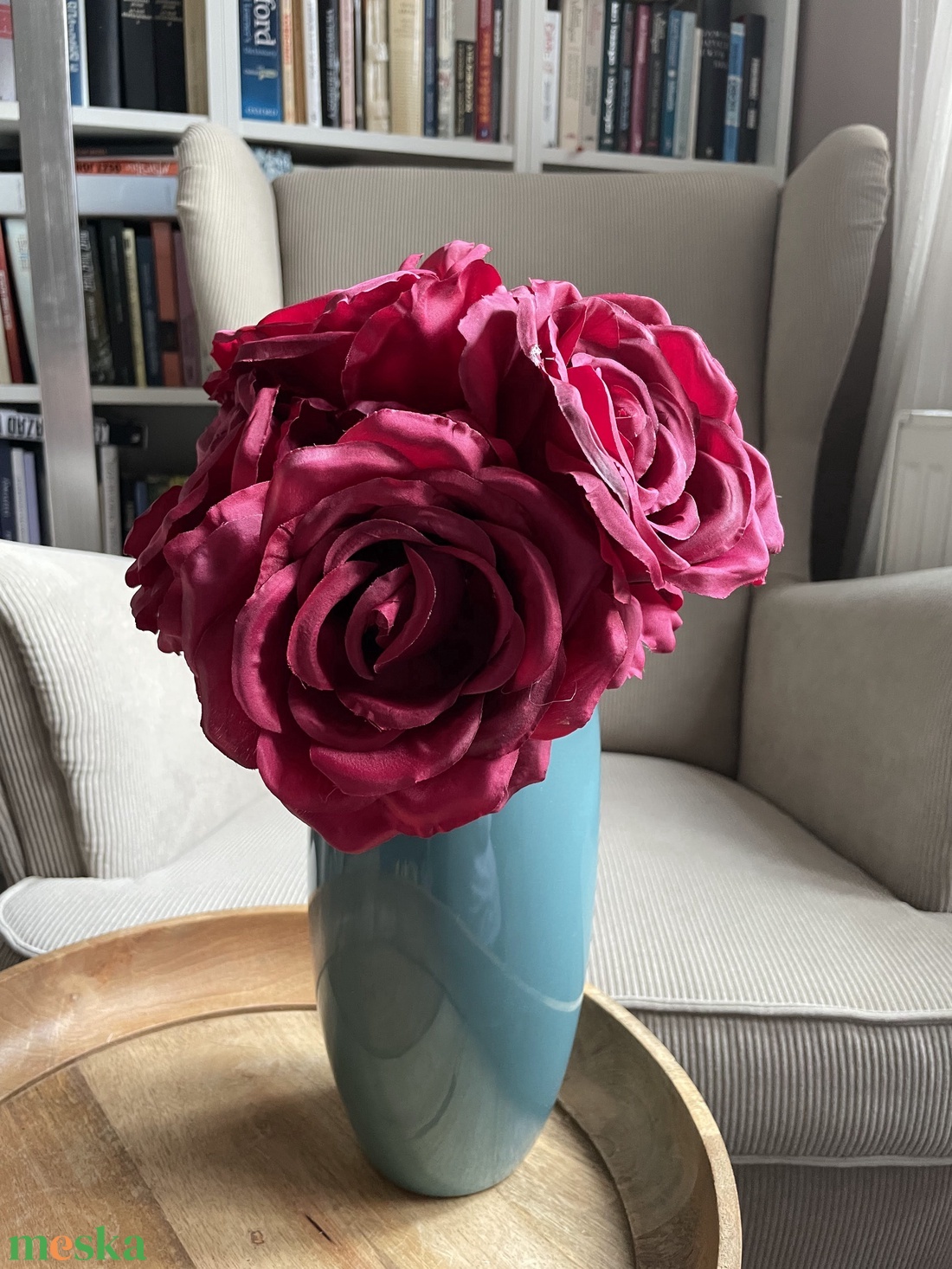 Bordó rózsa csokor csodás alkalmakra - otthon & életmód - virágdekoráció - virágok - virágcsokor - Meska.hu