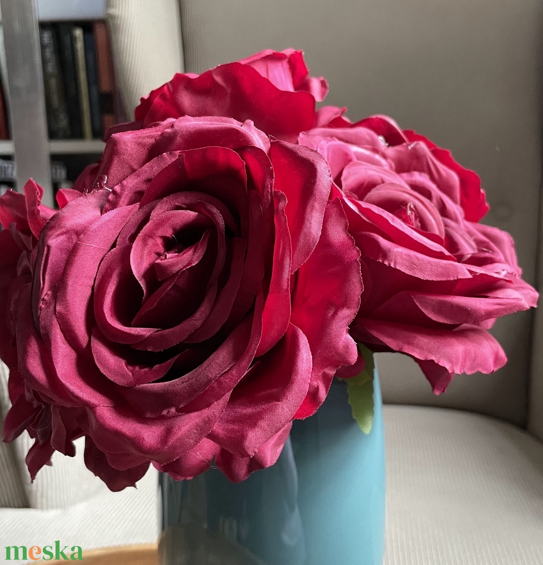 Bordó rózsa csokor csodás alkalmakra - otthon & életmód - virágdekoráció - virágok - virágcsokor - Meska.hu